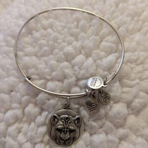 Alex and Ani Silver Charm Bracelet Wild Heart